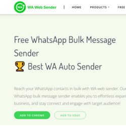 WA Web Sender