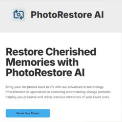 PhotoRestore AI
